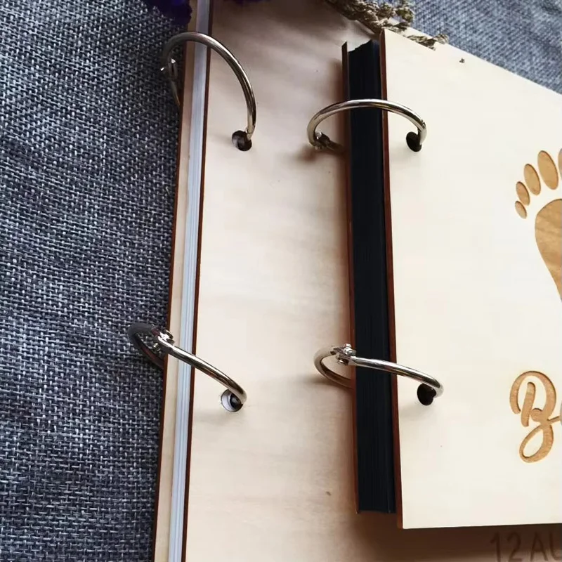 Baby Shower Guestbook,Baby Souvenirs Newborn Footprint Guest Book,Baptism Birthday First Communion Party Signature Books
