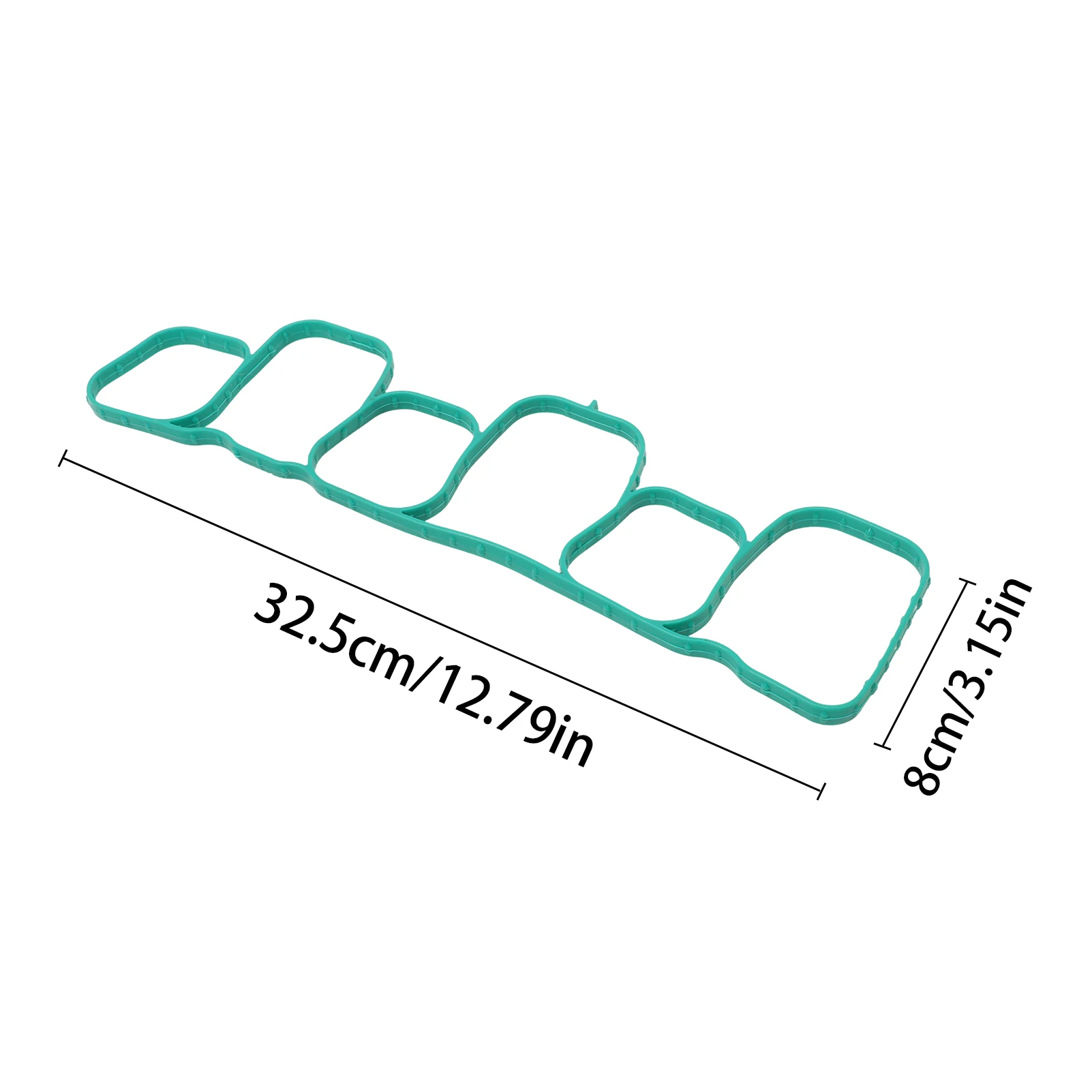 AT4Z-9H486-A Intake Manifold Plenum Gasket Compatible for F-150 Models w/ 3.5L or 3.7L Engine Fuel Injection Plenum Gasket