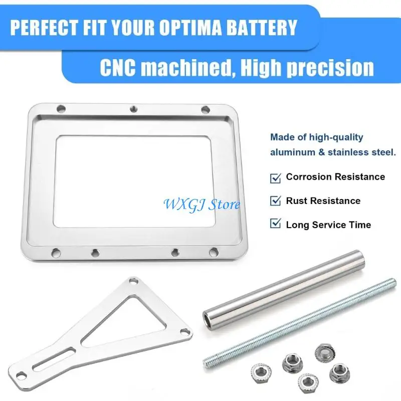 Optima 34M D34M 34 34/78용 범용 애플리케이션이 포함된 37JE 알루미늄 배터리 트레이