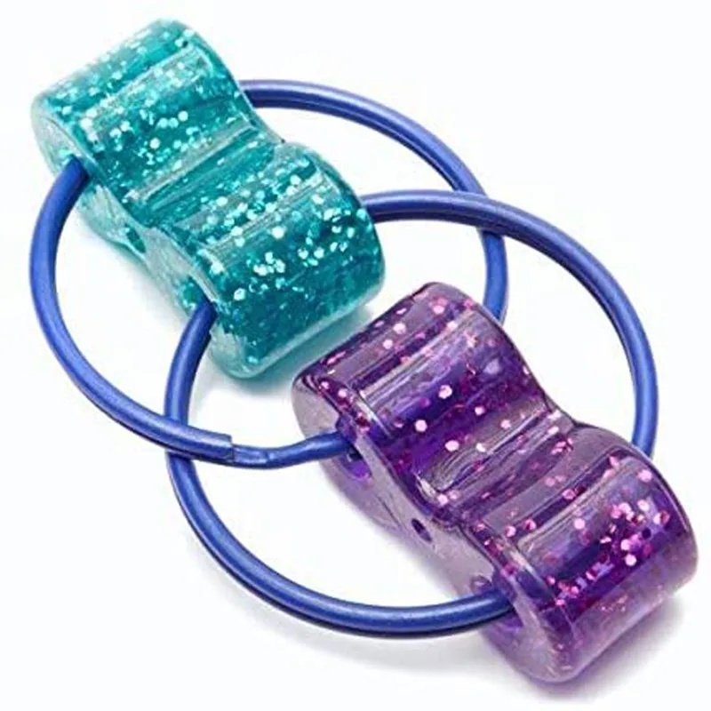 1 Pcs Fidget Finger Decompression Chain Spinner Sensory Toy Fun Keychain Give Children Best Enlightenment Birthday Gift ﻿