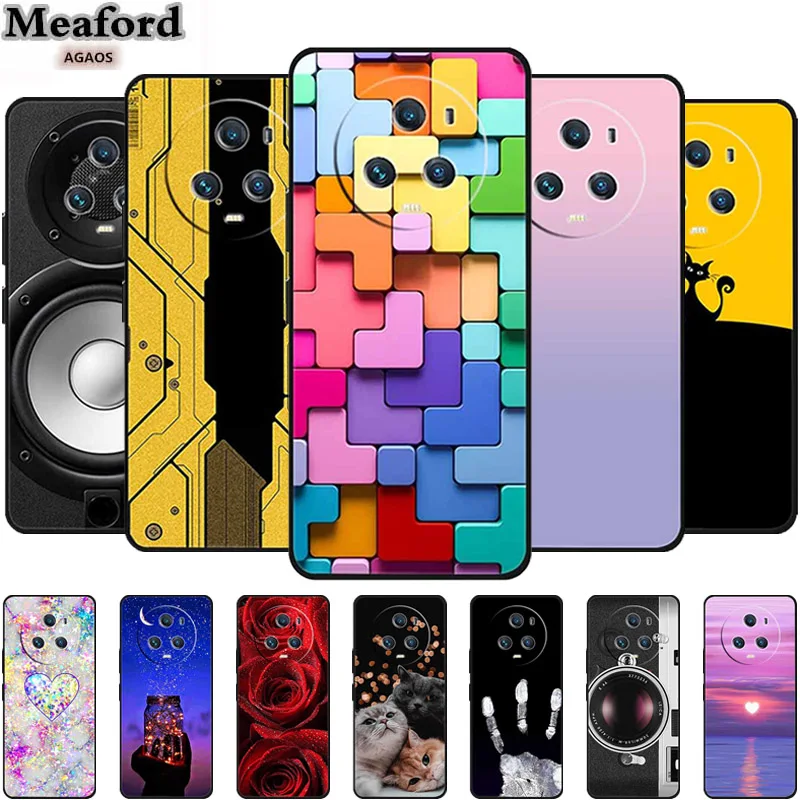 Per Honor Magic 5 Pro Case Honor Magic5 Pro Custodie Cover Posteriore In Silicone Antiurto Tpu Per Honor Magic 5 Luxury Pgt-An10 New Funda
