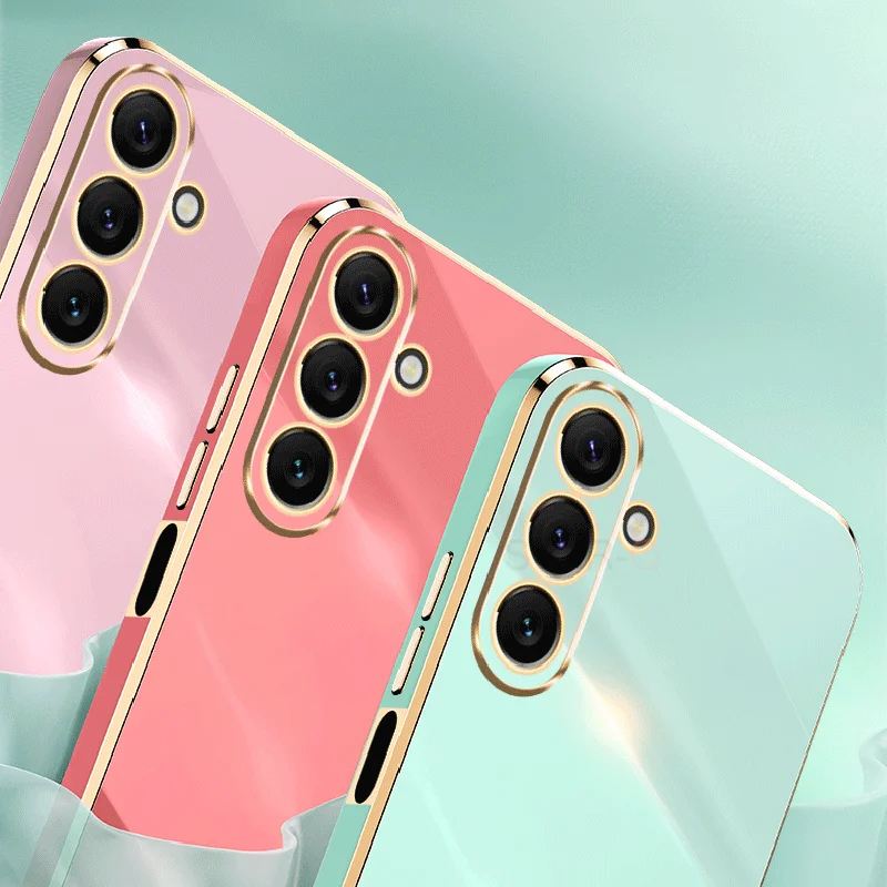 Luxury Plating Ring Holder Silicone Stand Case with Premium Finish