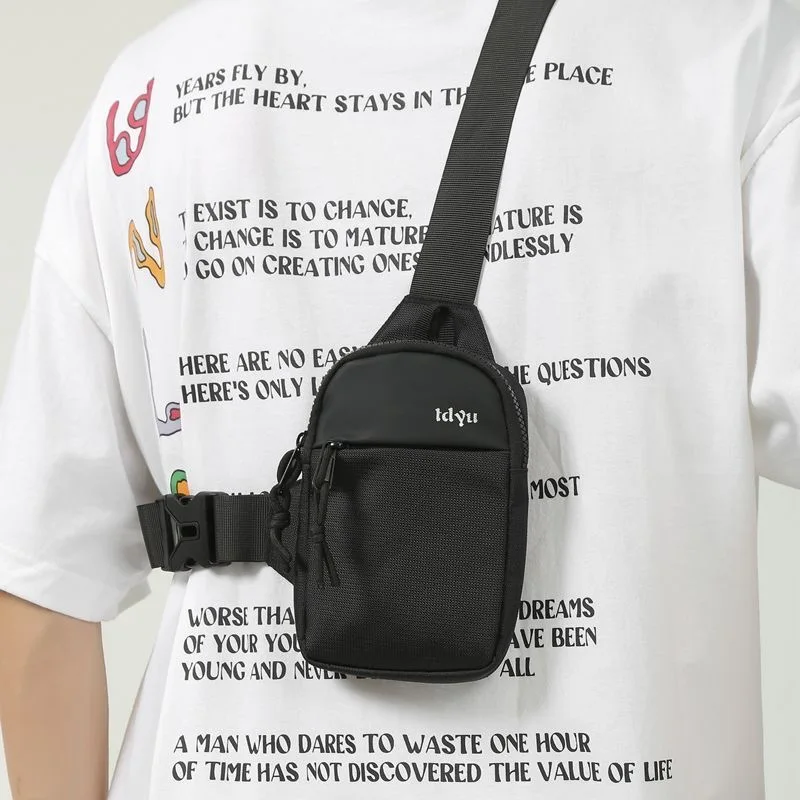 New Fashion Trend Chest Bag Mobile Phone Pack Purse Grocery Bag Waist Bag Unisex Small Shoulder Bags Casual Crossbody Chest  Bag