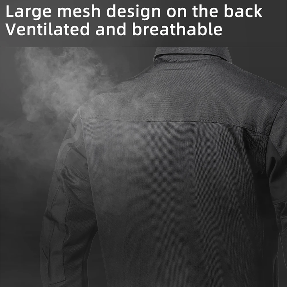 VEMAR Men Motorcycle Jacket Upgraded Summer Breathable Jacket CE Protective Retro Black Motorbike Motorcyclist Mesh Clothing motorcycle jacket motorcycle clothing