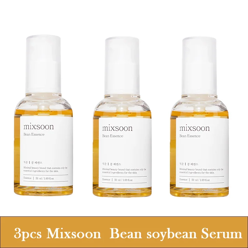 Esencia de soja vegana Mixsoon original de 50 ml Exfoliante Hidratante Consigue una piel suave y radiante con un brillo natural