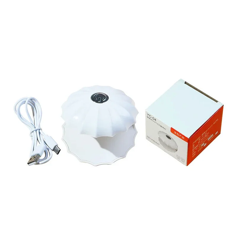 미니 네일 드라이어 UV LED 램프, 매니큐어 소형 휴대용 네일 건조 램프, USB 케이블 포함, 모든 젤 경화용 단일 손가락 디자인, 18W