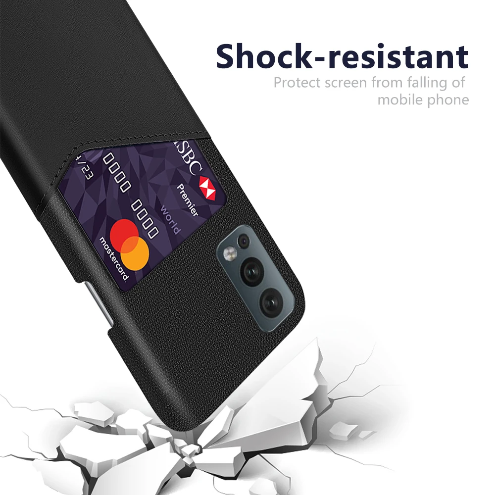 OnePlus Nord 2 5G 9R 9 8T 8 7T 7 Pro Funda 카드 슬롯 커버, 비즈니스 케이스, One Plus Nord N200 N10 2 CE 5G 6 6T 5 5T Coque