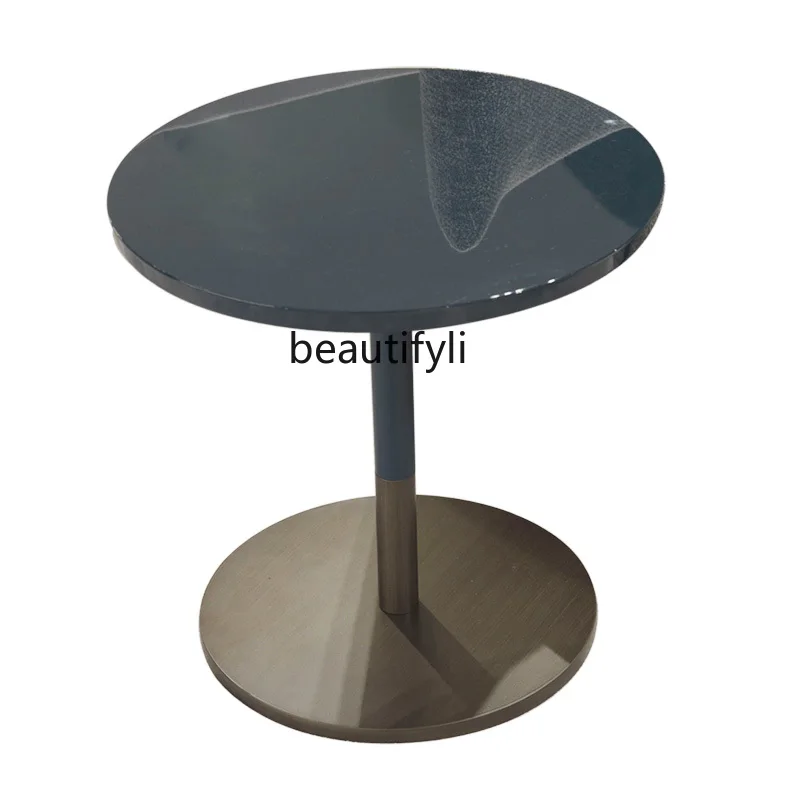 

Living Room Sofa Small Table Italian Minimalist Marble Side Table Modern Living Room Simple Coffee Table furniture living room