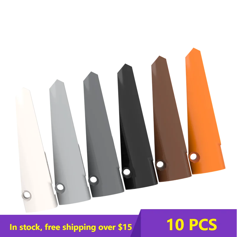 

10PCS MOC Bricks 64681 3x11 6 High-Tech Panel Building Blocks Parts City Classic Brand Kids DIY Educational Parts Toys
