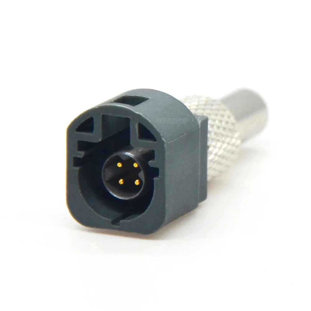 Cable De Extensión Fakra HSD A GX12 - Conector Hembra Tipo Z A Macho 4 Pines, Para Aplicaciones De RF Y Telecomunicaciones