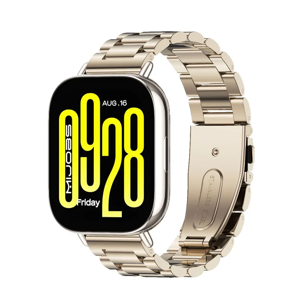 Enhanced Stainless Steel Metal Strap for Smartwatches - 22mm Wristband