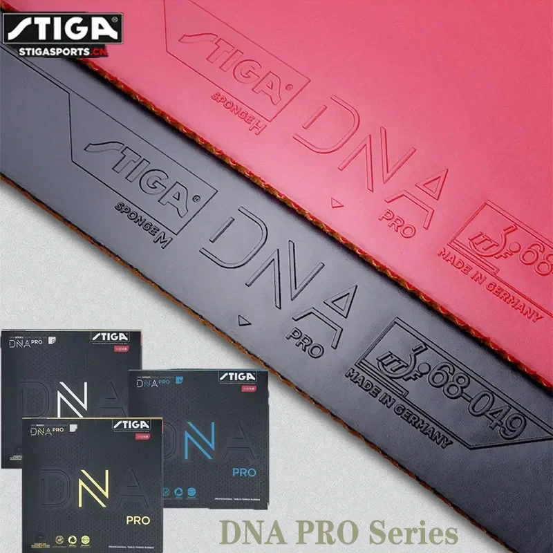 STIGA-DNA PRO 탁구 라켓, 강력한 고무가 내장된 특수 스펀지, M, ..