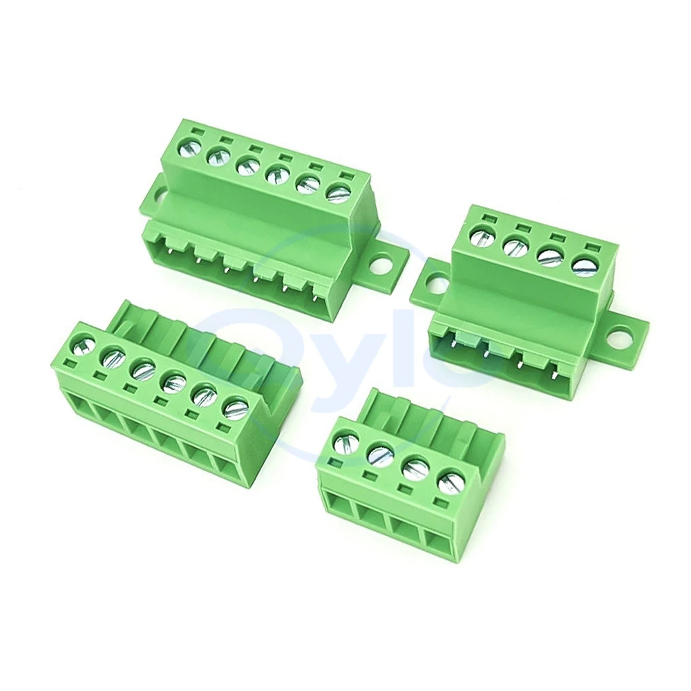 KF 2EDGRKC-5.08mm Lock Plate Fixed Terminal Block Solderless Connection Plug-in Socket Terminal 2EDGK 5.08 2~24P