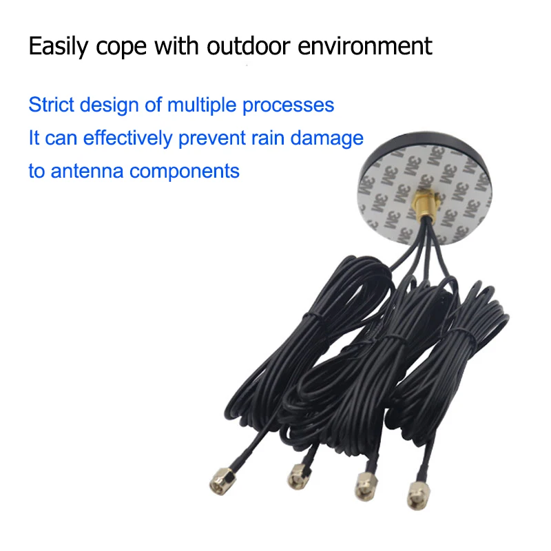 5G Omnidirectional Antenna 10dBi Amplifier Outdoor Waterproof 4-in-1 Combination Cabinet Antenna 4*SMA