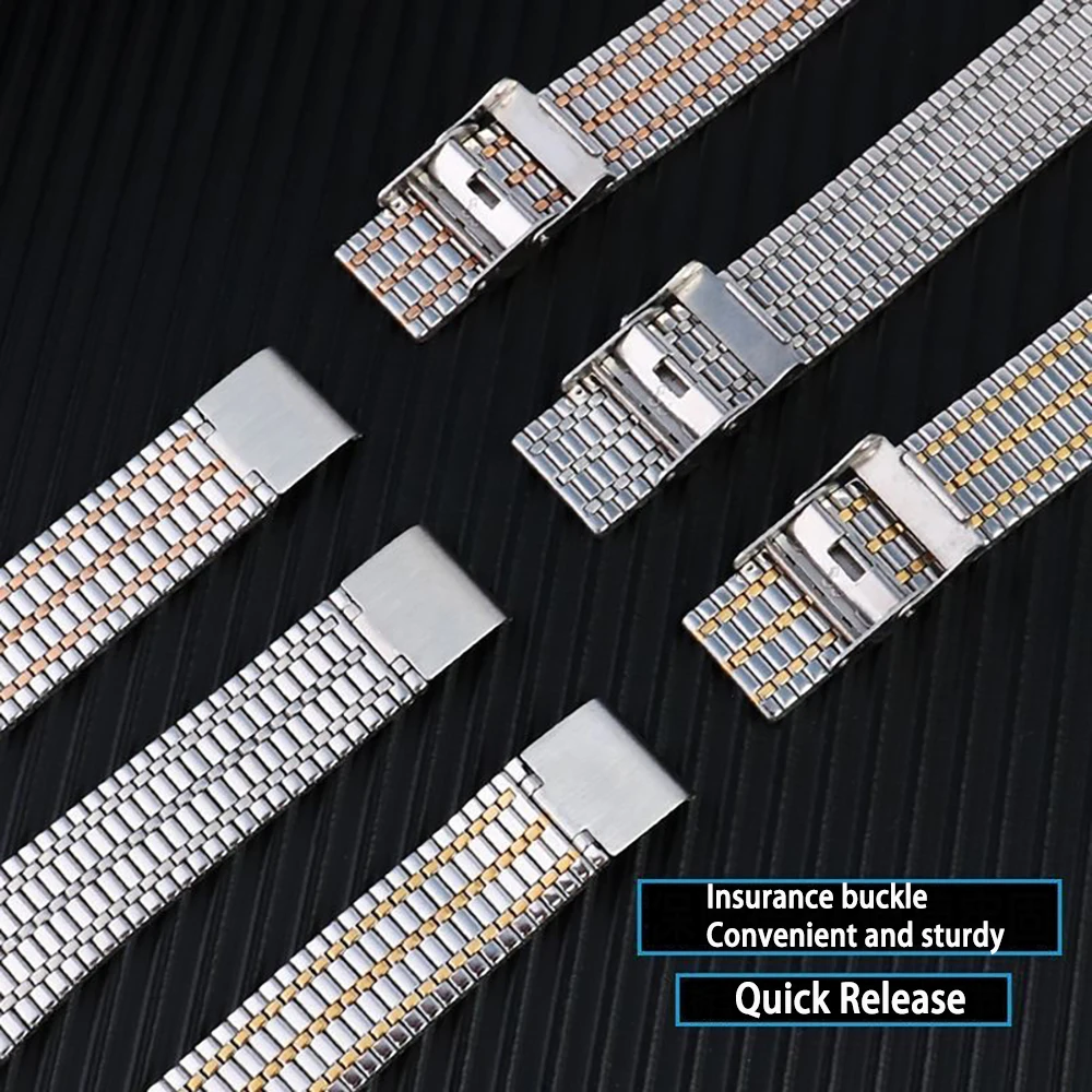 Stainless Steel Metal Strap – Premium Bracelet for Smartwatches (20/22mm)