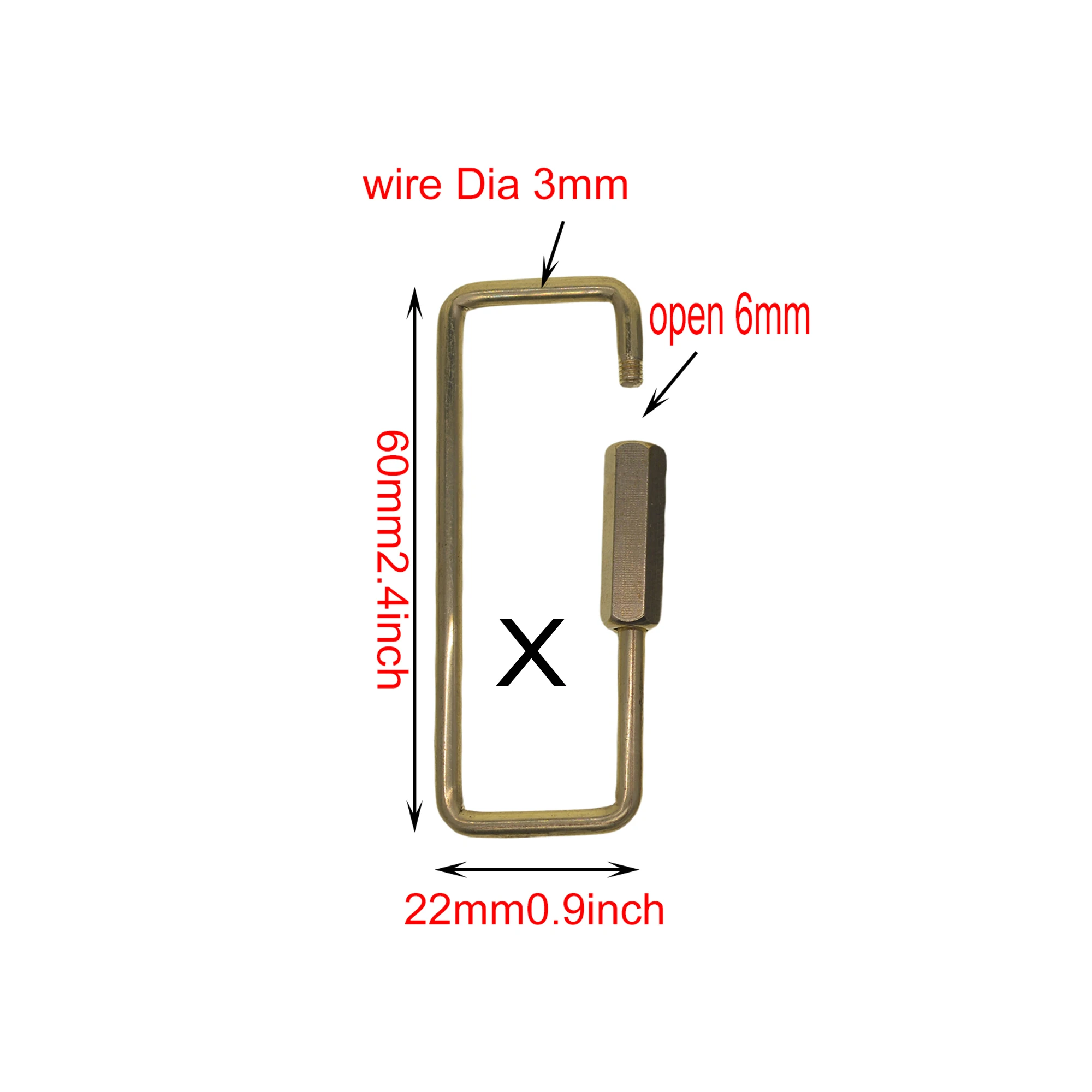 Elegant Brass Oval Hemisphere Heart Drop Carabiner Keychain Gift - 23 Stylish Options