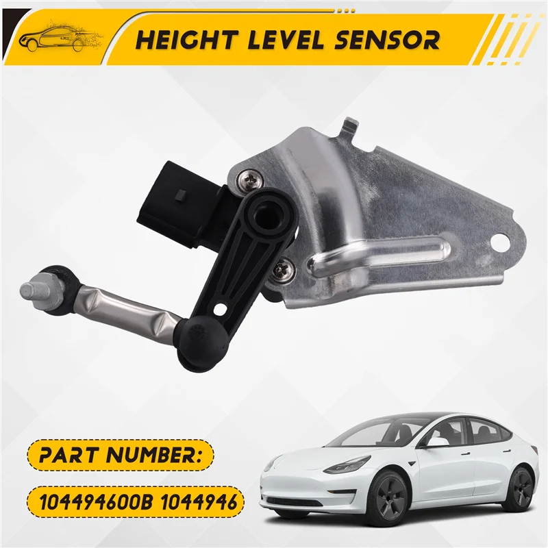 NEW-For Tesla Model 3 2017-2023 교체 용 자동차 앞 우측 높이 레벨 센서 1044946-00-B 104494600B 1044946 자동차 부품