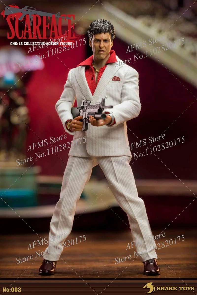 Shark Toys 002 1/12 Scale Collectible Figure Scarface Tony