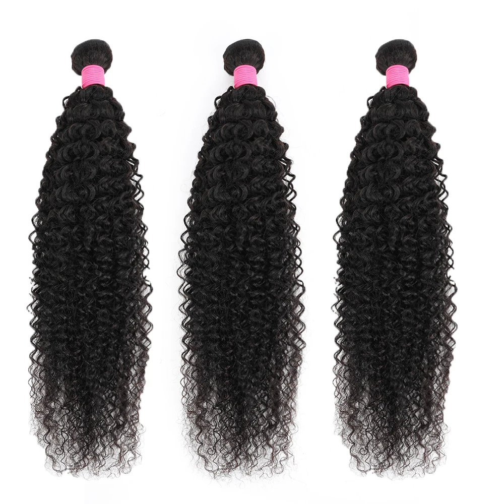 Mongolian Curly Hair Bundles Brazilian Remy Human Hair Weave Bundles Deal Pixie Curl Humain Bundle Extensions 10-30inch