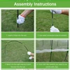 Garden Hoops Raised Beds Long Greenhouse Grow Tunnel Fiberglass Support Frame Fabric Netting DIY Plant Support Garden Stakes 3