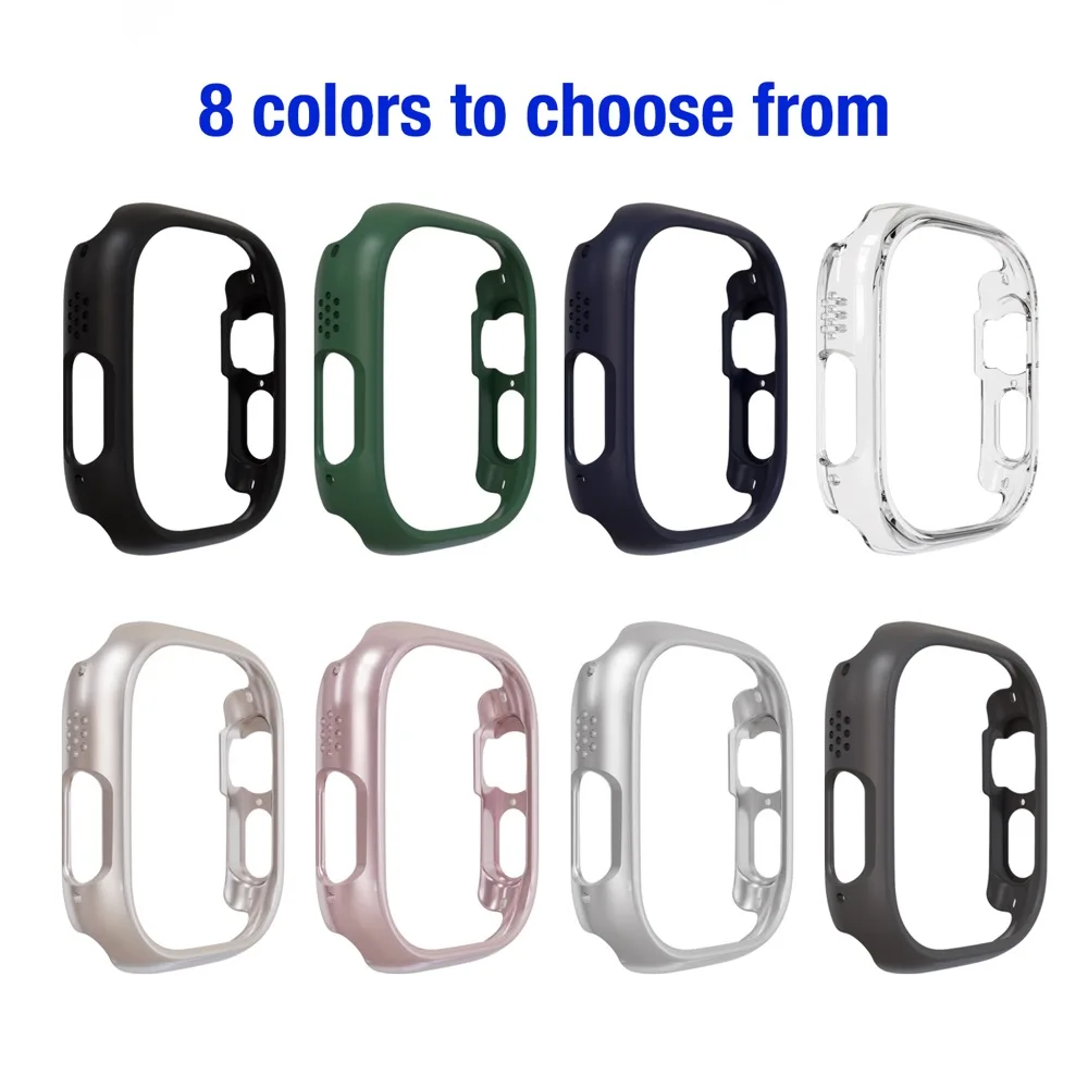 2 in 1 ̽  ȭ   ð Ʈ 49mm Ʈ ġ ȭ ȣ PC ϵ ȣ Ŀ iwatch Ʈ