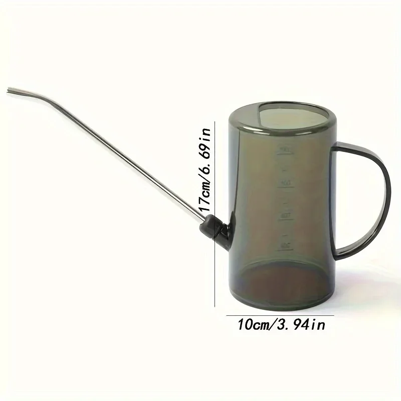 1L Gießkanne mit langem Ausguss und Gartenschaufel-Set, Gartenbewässerungskanne für Zimmer- und Gartenpflanzen, Blumen, Büro – Detail 3