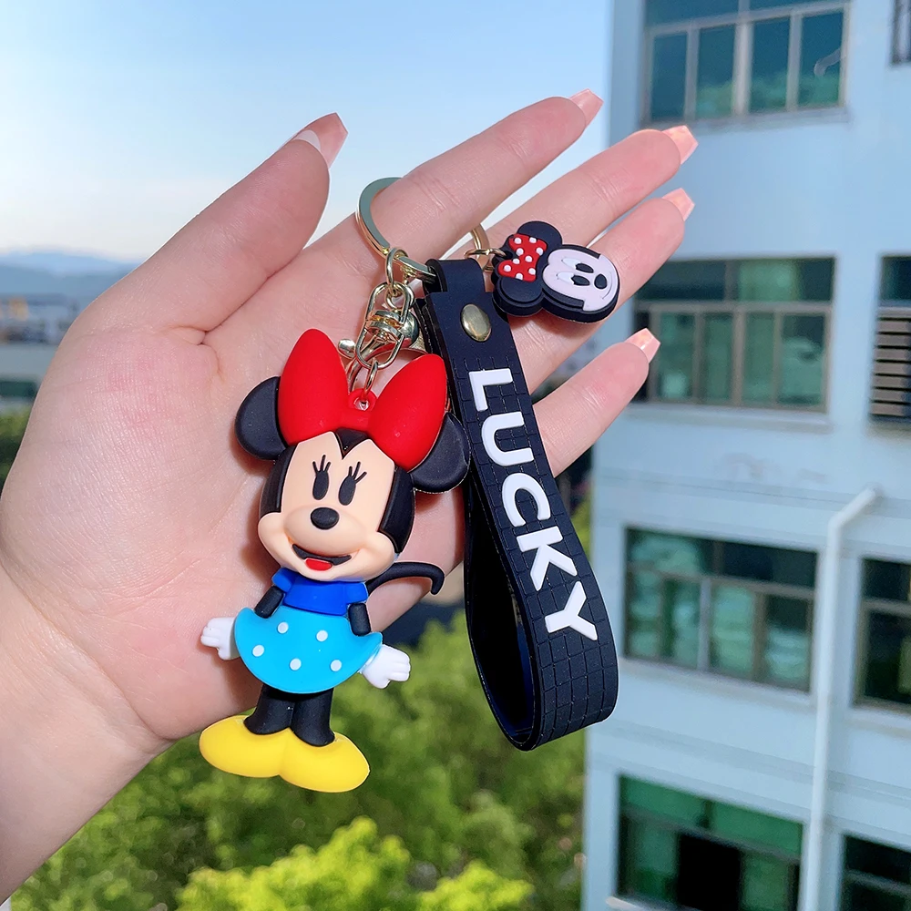 Disney Mickey Mouse Keychain Minnie Donald Duck Daisy Cute Doll Keyring  Fashion Couple Bag Ornament Key Chain Car Pendant Gift - AliExpress