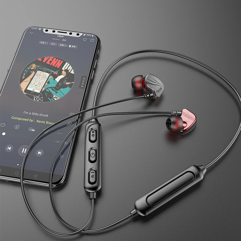 Auriculares in-ear W300 HiFi Bluetooth 5.0. Batería de 120mAh