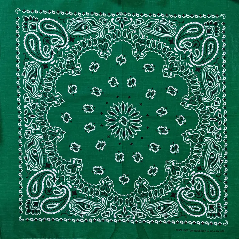 New Fashion Hip Hop 100% Cotton Bandana Square Scarf 55cm*55cm Black Red Paisley Headband Printed For Women/Men/Boys/Girls - Image 9