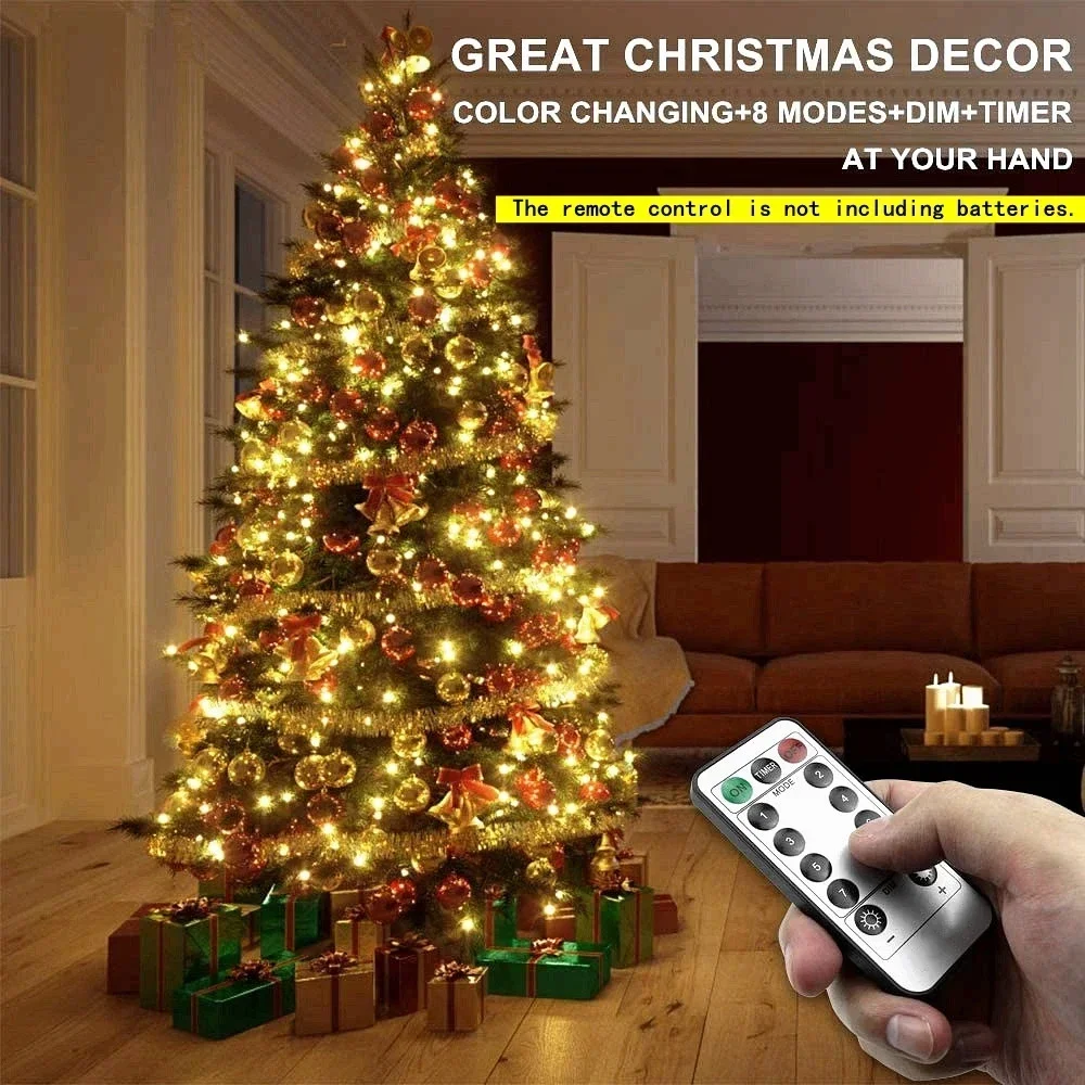 Enchanting Waterproof Fairy String Lights with Remote for Outdoor Decor & Festive Celebrations