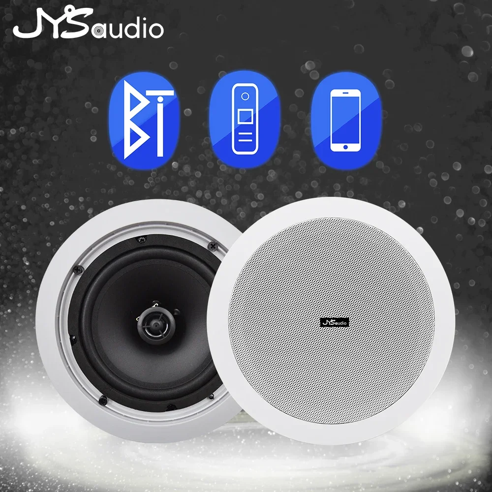 6.5 inch Coxial Bluetooth Ceiling Speaker HiFi Stereo Loudspeaker Build-in Class D Amplifier 30W Horn Home Theater Sound System 4 inch midrange speaker for bmw f10 f11 f30 f32 f15 f25 g30 g11 g01 series center speaker hifi audio stereo loudspeaker horn