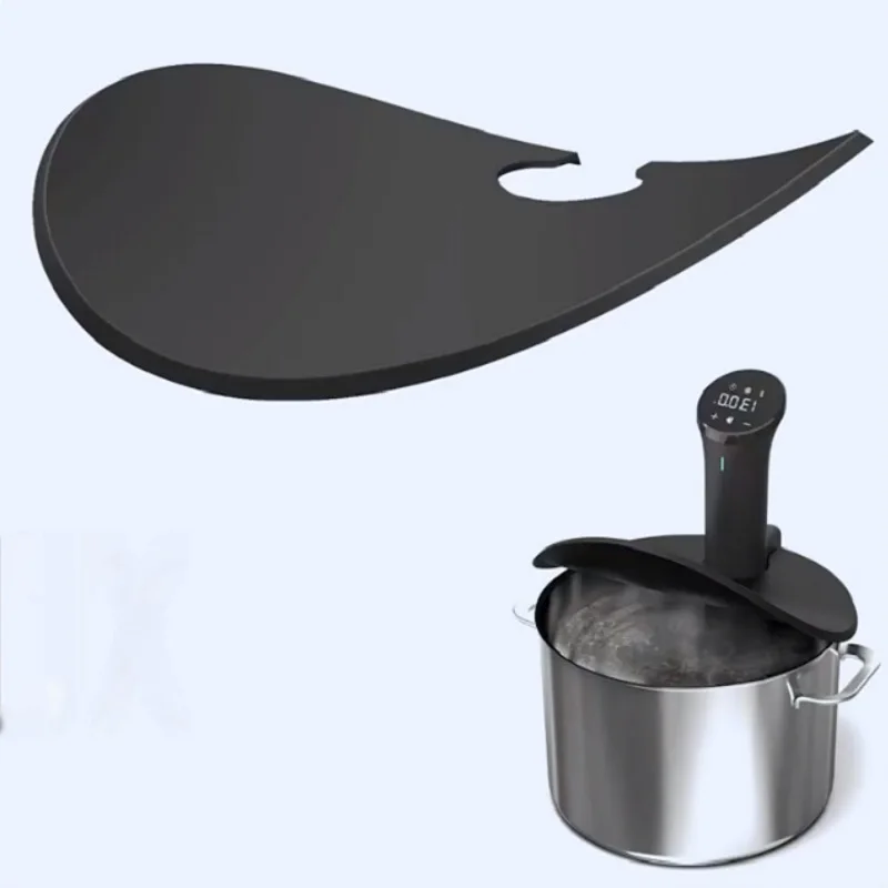 Sous Vide Silicone Cooker Lid Precision Cooking Culinary Sous Vide Vacuum Low Temperature Cooker Kitchen Cooking Gadgets sous vide cooker lid