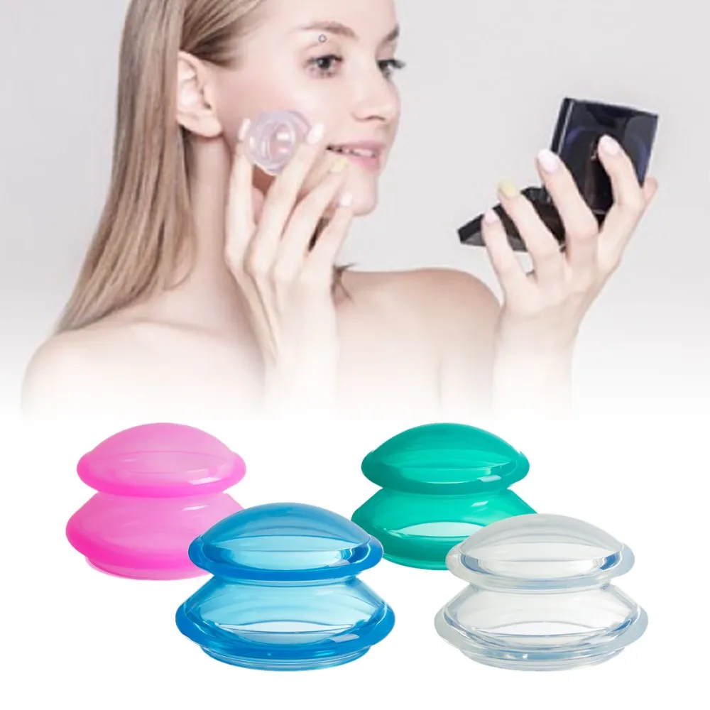 1pc Silicone Vacuum Cupping Therapy Cans Massage Body Cups Suction Cup