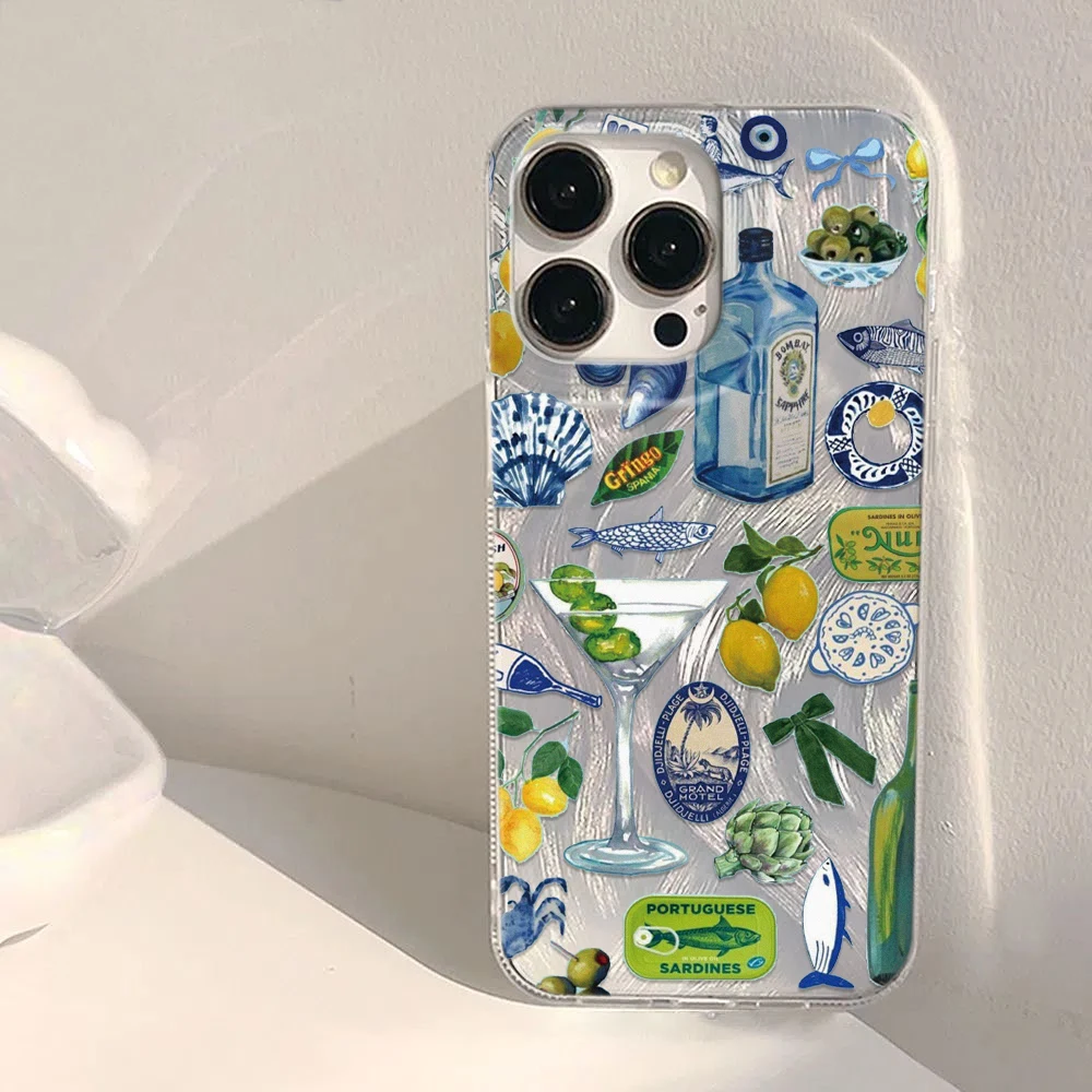 ตัวเลือกสินค้า เคสโทรศัพท์ลายดอกไม้เมดิเตอร์เรเนียน