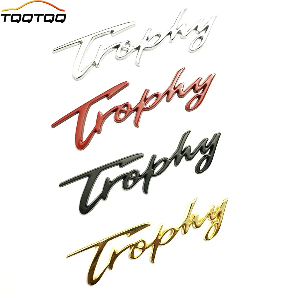 

1Pcs Car Metal Badge Emblem 3D Trophy Modified Car Trunk Auto Logo Adhesive Decal Sticker For Most Cars