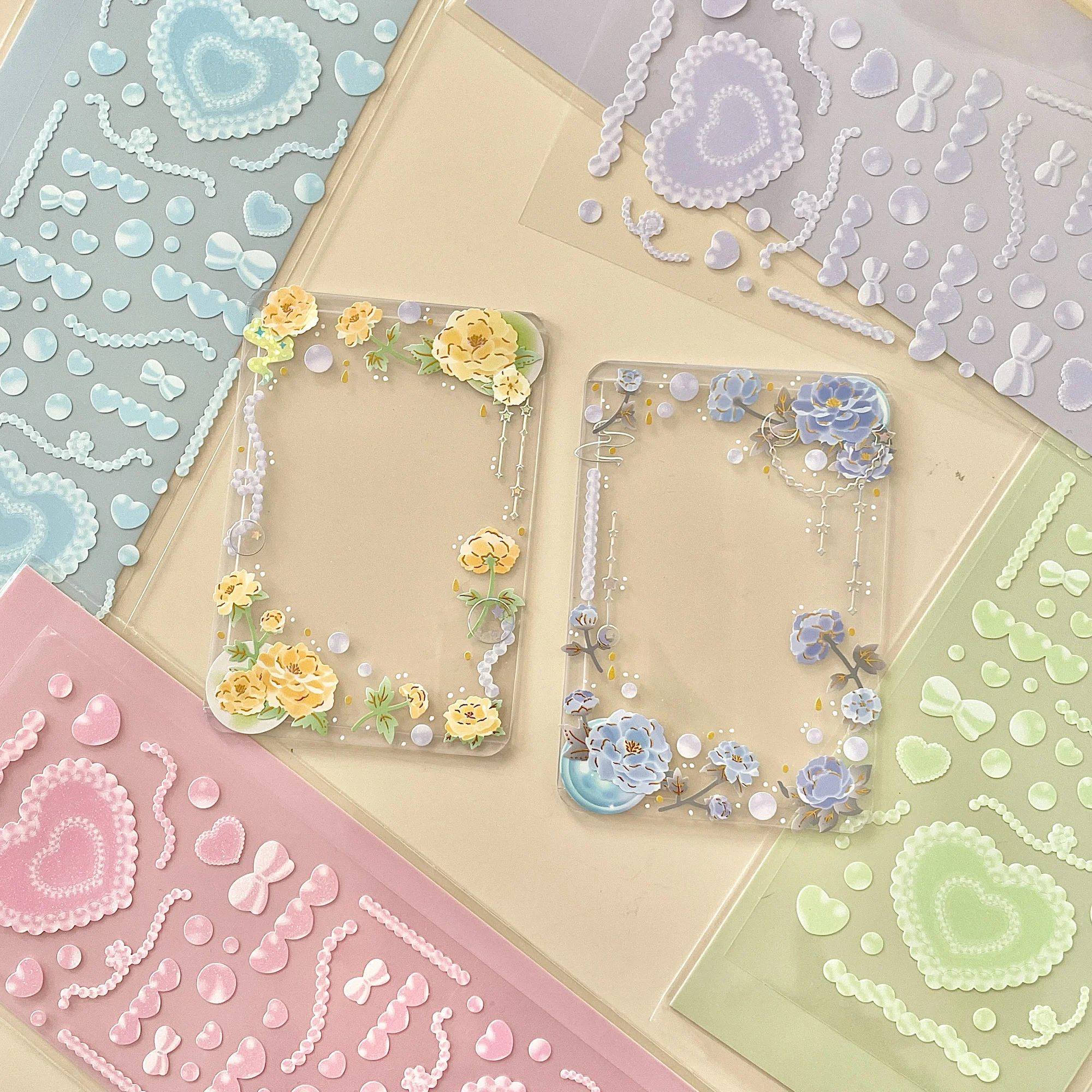 6Pcs/Pack Cartoon Fantasy Wonderful House Series Decorative Stickers Cartoon Sticker DIY Cute Kpop Korean Stationery Supplies