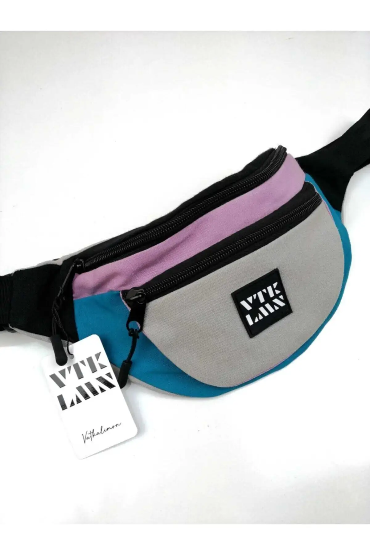 Unisex colorful shoulder and waist bag