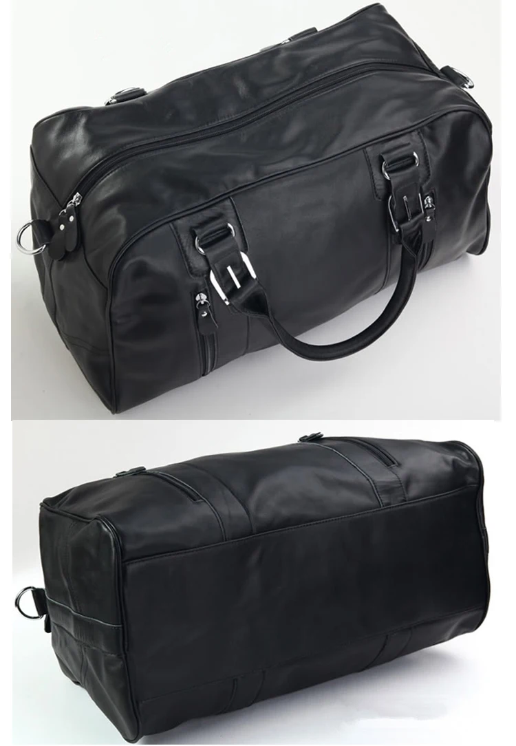 Fashion Men Genuine leather Travel Bags Men Luggage Bag real Leather Weekend bag Duffle Bag Large Overnight Tote Handbag Big