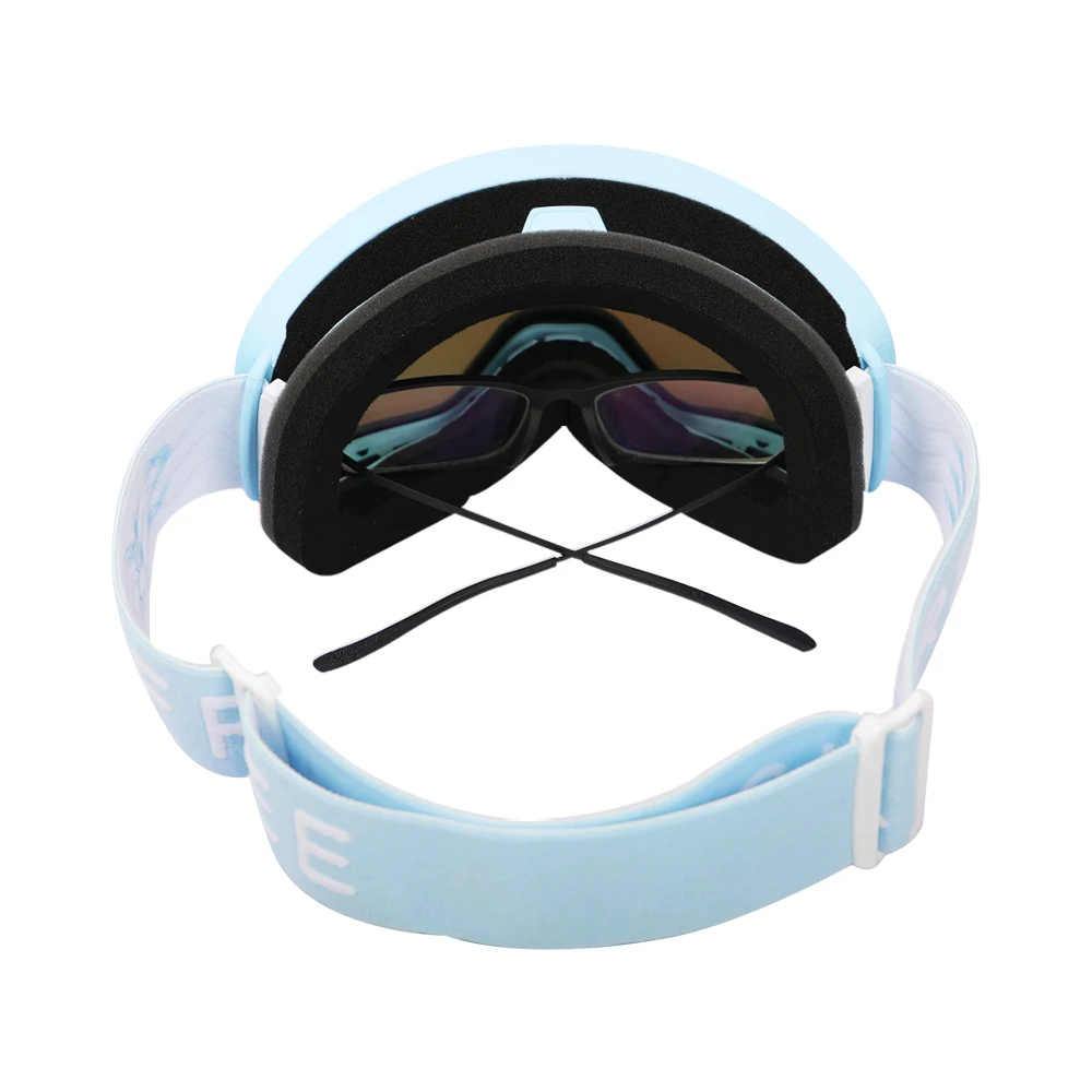 SKIFREE S2 ski goggles strong light protection lenses anti-ultraviolet and anti-snow blindness two-way exhaust system anti-fog 3