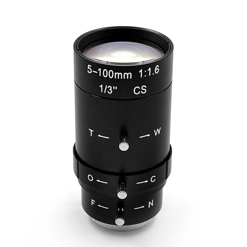 

5-100 мм HD зум-объектив Ручной Радужный зум-объектив Промышленные Объективы Аксессуары для камеры