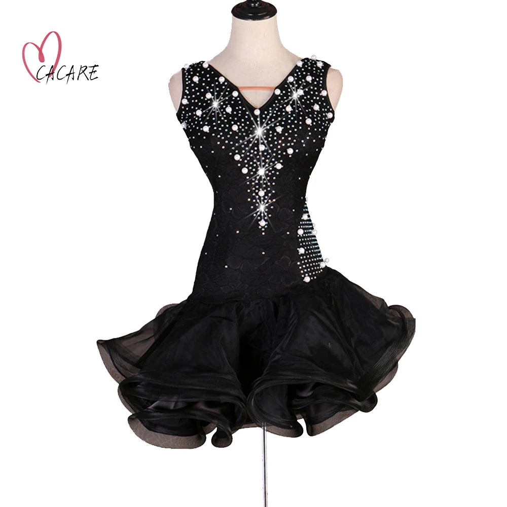 

Latin AmericanDance Dress Women Female Clothing Dance Wear Suit Costume Samba Competition Dresses Fringe Clothes D0175 Customize