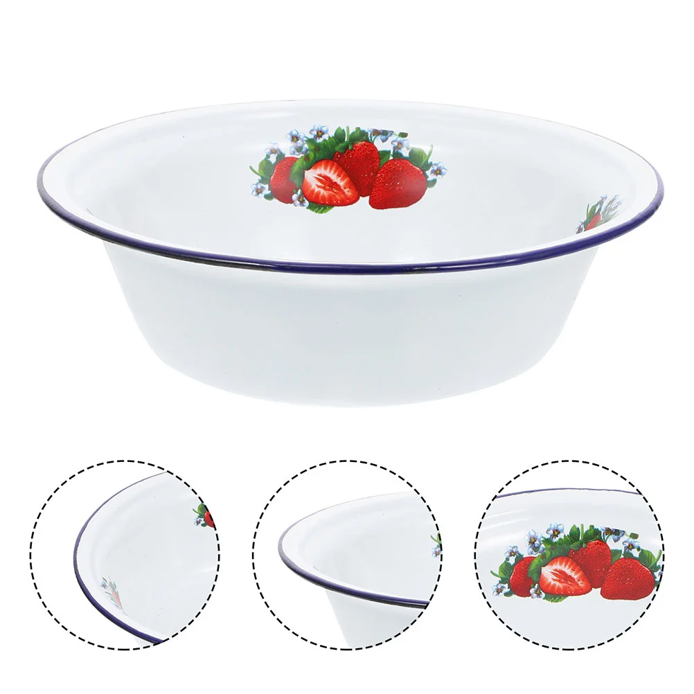

cat bowls mixing bowl vintage salad bowl 18cm cereal bowl pasta soup bowl enamelware dinnerware for appetizer salad elevated
