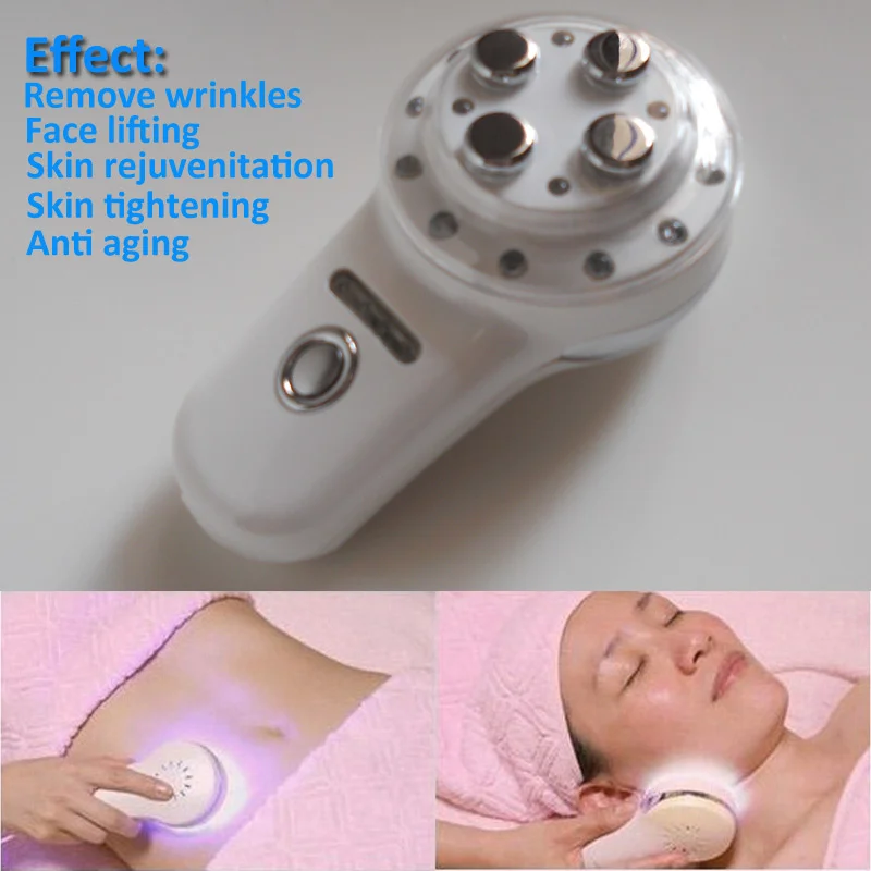 RF Radio Remove Wrinkle Skin Tightening Beauty Device Frequency Facial Massager Electroporation Photon Face Lift Massage Care