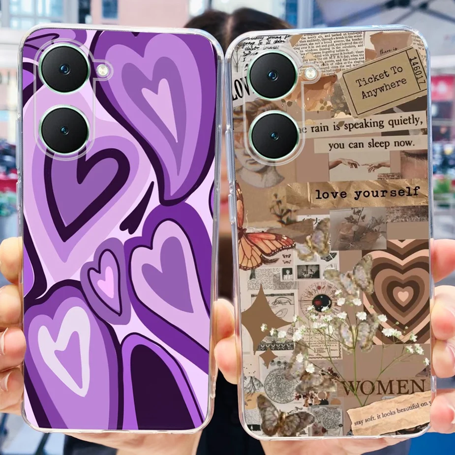 Stylish Painted Soft Slim Phone Case with Bumper