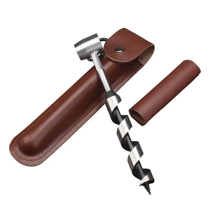 

Woodworking Hand Drill Survival Auger Tool Wood Auger Drill Bit Addition Tool To Survival And Camping Self-Tapping Screw Design