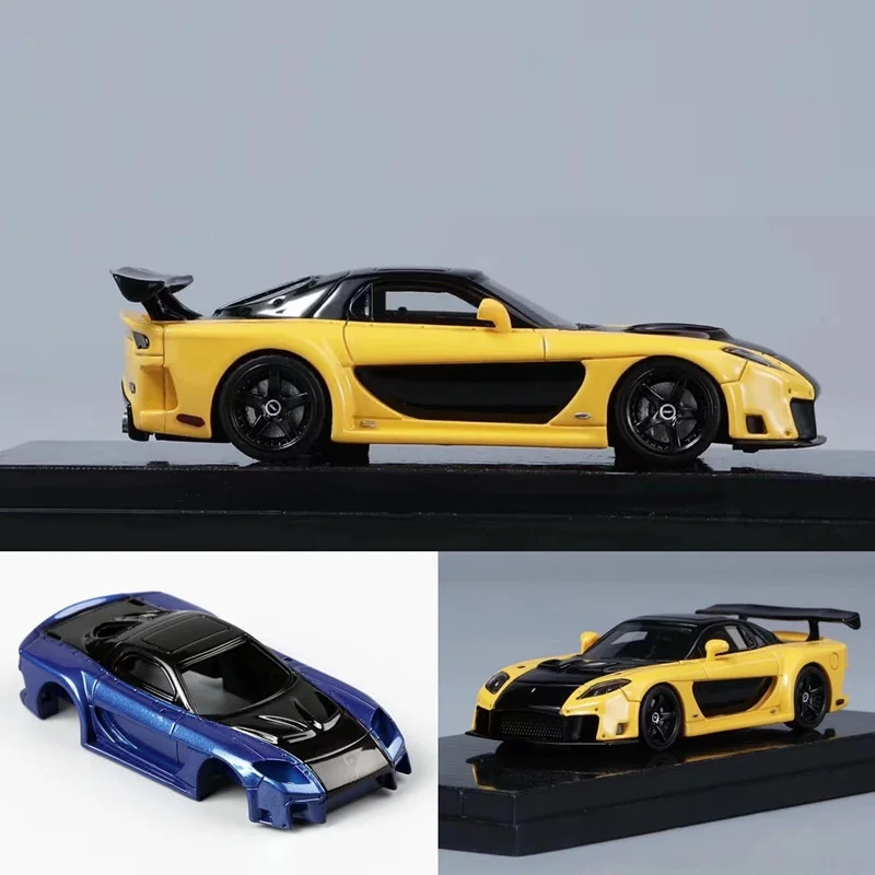 ym-modello-1-64-ma-zda-rx7-fortune-7-versione-modificata-modelli-di-simulazione-in-resina-auto