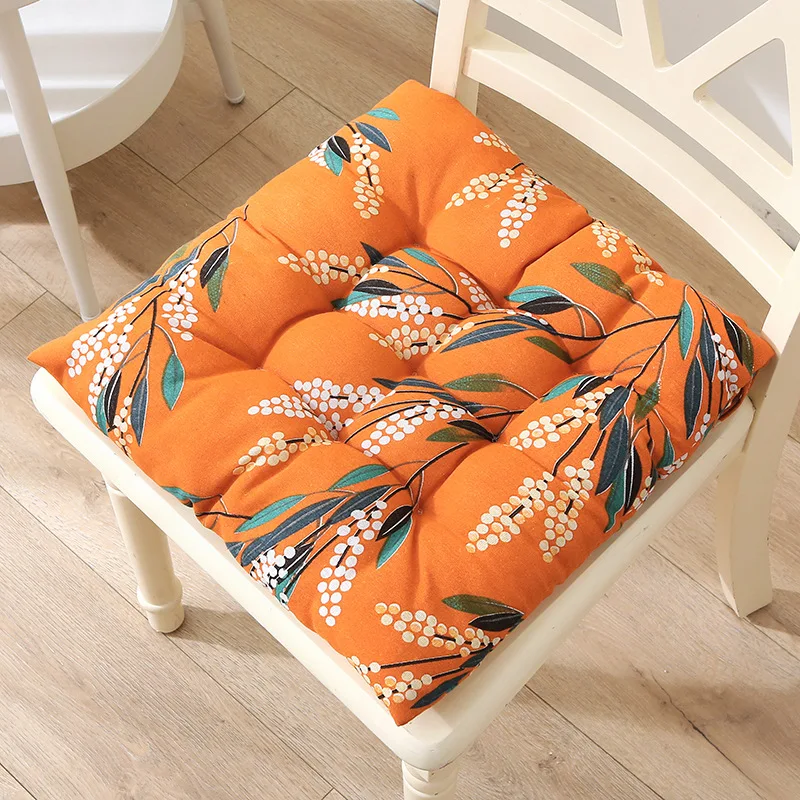 Soft Breathable Modern Solid Color Chair Cushions,Multifunctional Square Seat Pads, Suitable for Office, Home and Dining Comfort