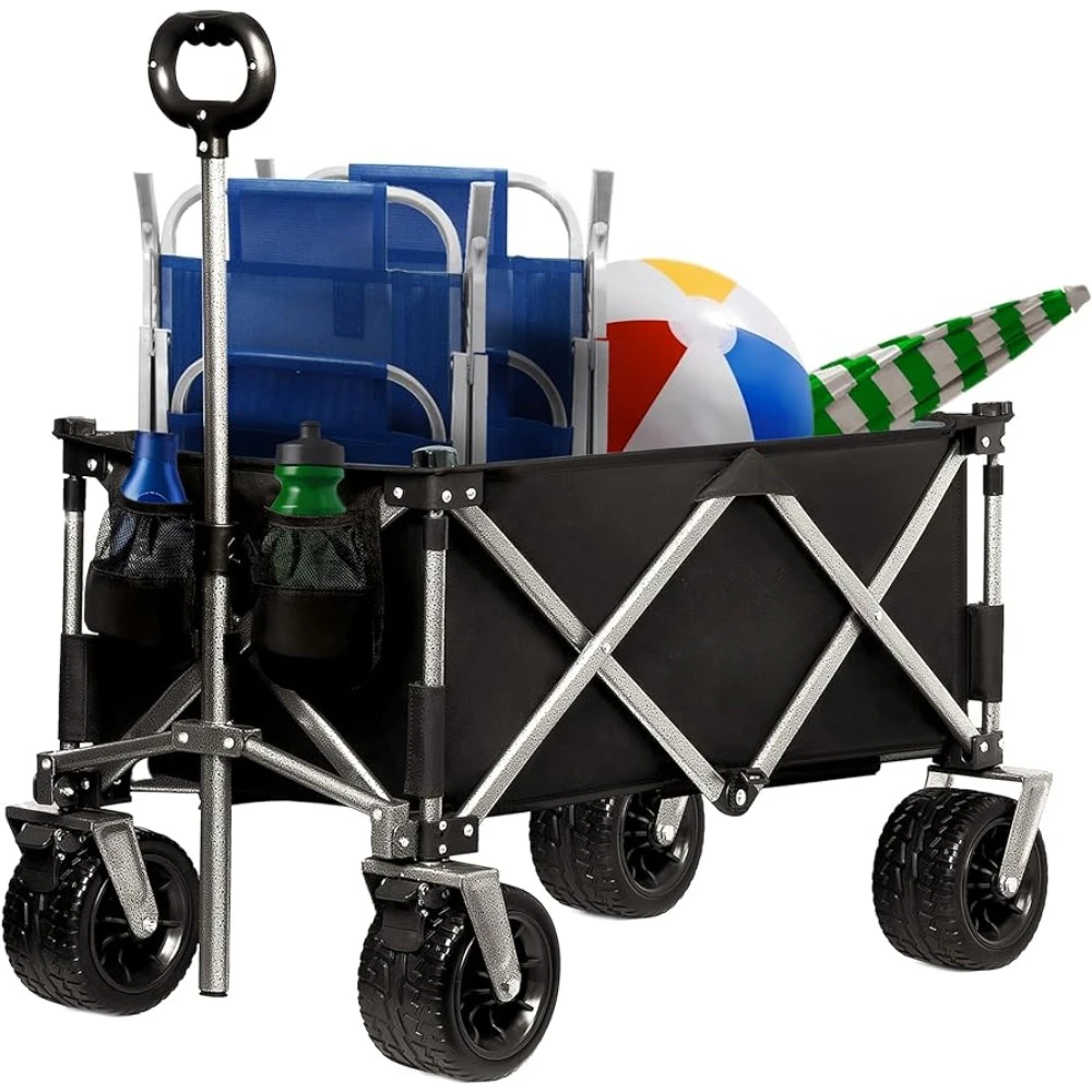 

Складной грузовик с колесами и большой емкостью для транспортировки 250 фунтов наружных садовых транспортных средств