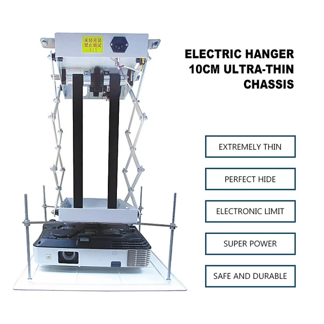LKHDONG Elektrischer Projektor Lift - Motorisierter Deckenaufzug Bis 10kg Für Beamer