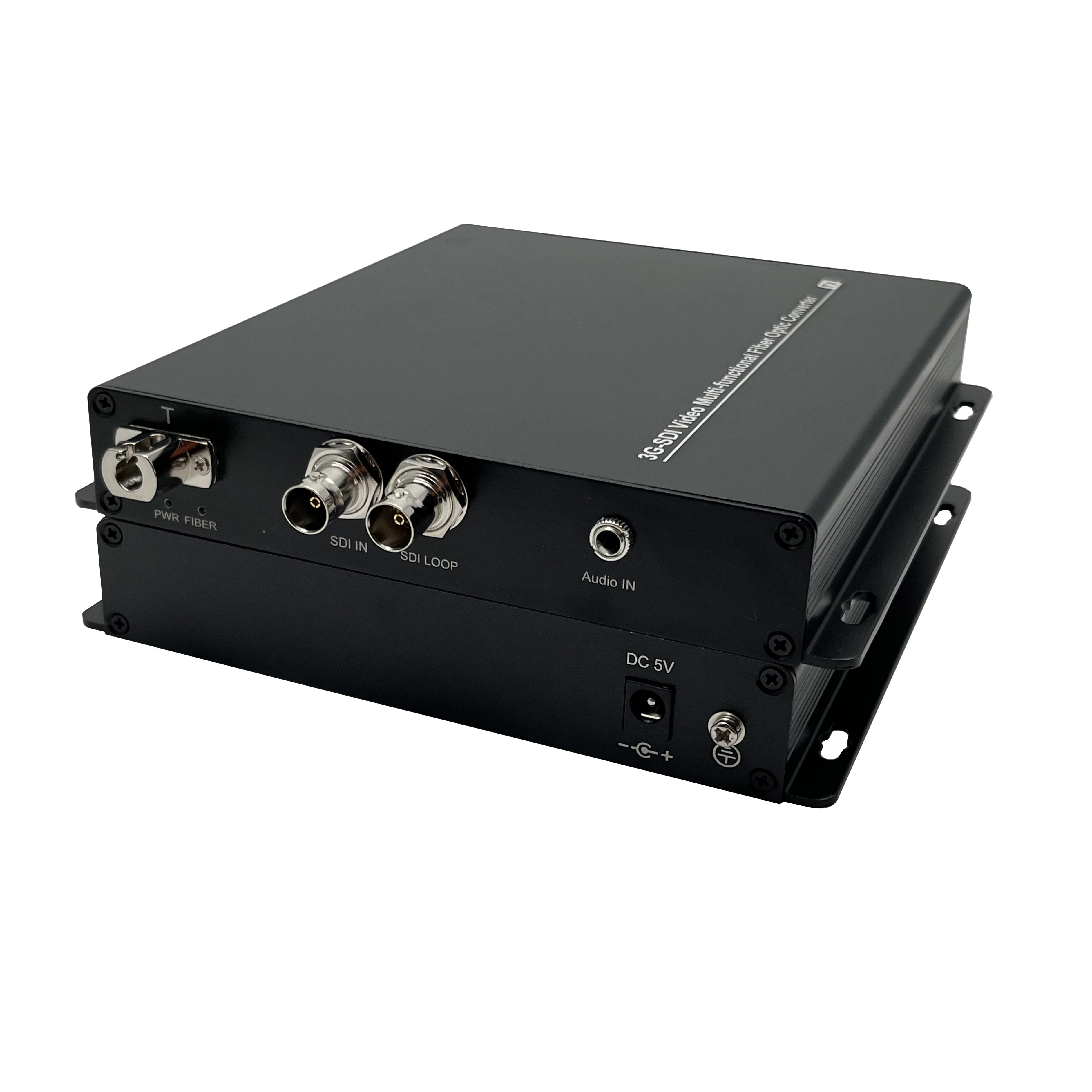

Custom Transmission Distance Compatible SD 3G SDI Fiber Optic Converter 20KM SDI Video Extender With 3.5mm Audio